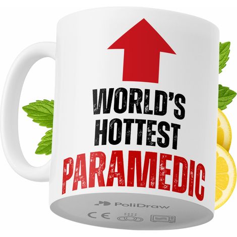 Mug humoristique pour ambulancier, avec un texte amusant et un design graphique original. Idéal pour les anniversaires, les fêtes et les occasions spéciales. Mug premium pour la maison, le bureau et l