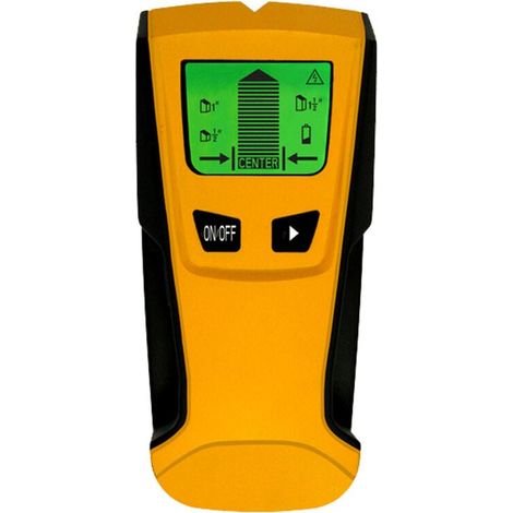 Detector de pared 3 en 1, detector electrónico de vigas, detecta metal, cables eléctricos, humedad y vigas de madera en paredes, suelos y techos, señal acústica, pantalla LCD retroiluminada (1/5)