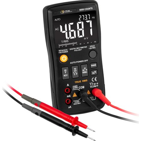 PCE Instruments PCE-DM 7 Hand-Multimeter  digital  CAT II 1000 V, CAT III 600 V
