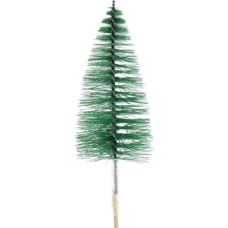 SCHEULEN Weihnachtspflanzenstecker Tannenbaum Grün 10 cm - Metall & Kunststoff (1/2)