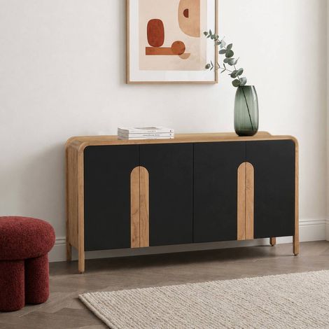 Buffet 4 portes en bois d'acacia César (1/5)