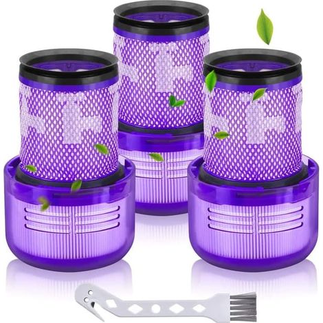 filtres HEPA pour aspirateur Dyson V12 Detect Slim Absolute/Absolute+/Extra, filtres de rechange pour tête motrice Dyson V12 Slim Absolute/Complete (1/3)