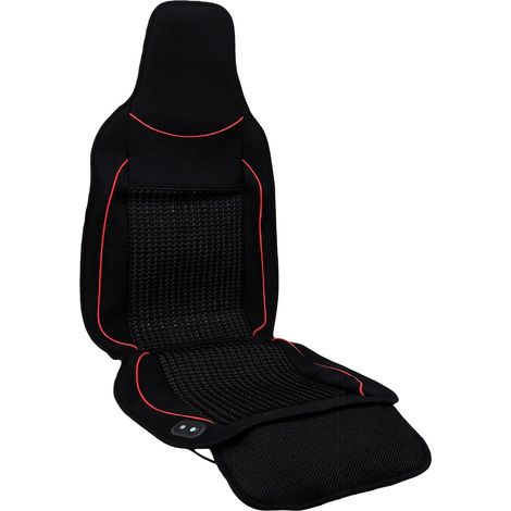Cooling Car Seat Cover, Compatible with Most Trucks and SUVs 2-Fan Massage with Back Support, 3D Mesh Leather, Ventilated Truck Seat Cushion (1/5)