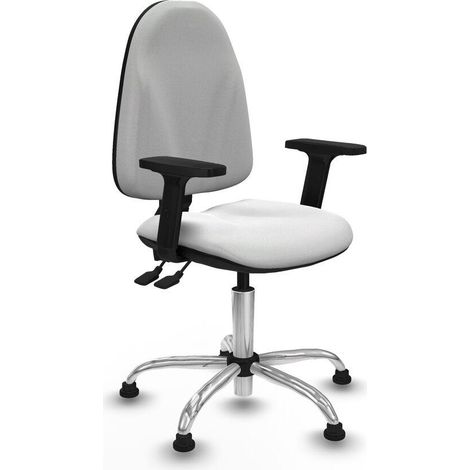 Piqueras y Crespo B2D05RT Chaise de bureau blanc ergonomique (1/3)