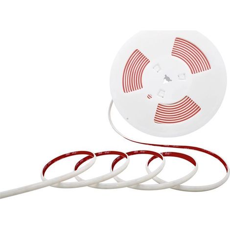 Tira LED V-TAC 220V COB 12,5W/m 10m 286 LED/m con Blanco Frío IP65 Enchufe 8mm