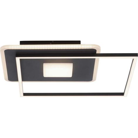 Deckenlampe Deckenleuchte Designlampe dimmbar LED Wohnzimmerlampe schwarz L 45cm (1/5)