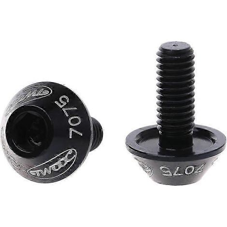 Lot de 2 vis M5x10mm en alliage d'aluminium pour porte-bidon de vélo (Neuf) (1/5)