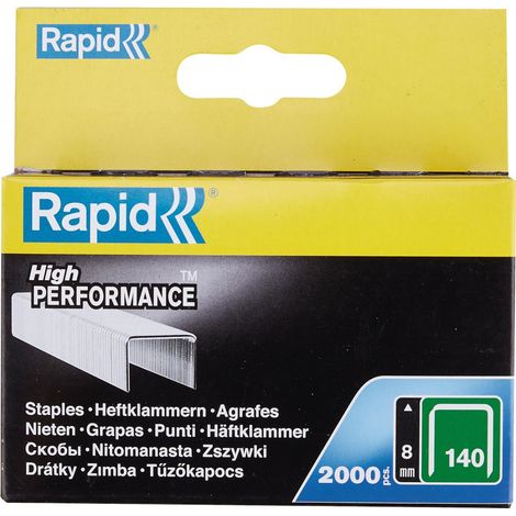 Punti Rapid 140 8 zincati 2000 pezzi