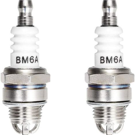 Bujía de 3 electrodos BM6A, repuesto für bujía M7/L7T/CJ8 (2 Stück) BM6A (1/4)