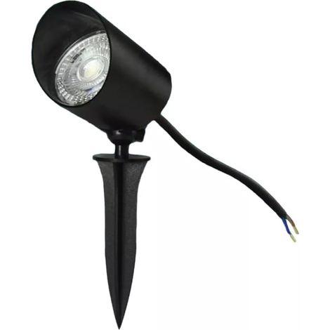 Faretto LED da Esterno Orientabile 7W con Picchetto – IP65, Luce Calda o Naturale, 620 Lumen, Alimentazione 220V - Colore della luce: Luce Naturale (1/5)