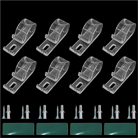 20-piece set of no-drill outdoor gazebo/courtyard sheer blind/roller blind/curtain pull cord/positioning hook and fastener (1/5)