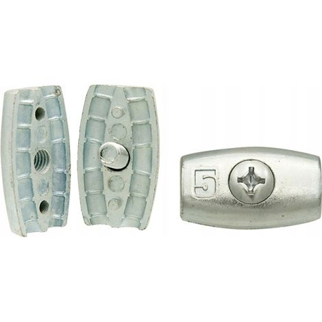 Abrazadera para cuerda de cubo de 2 mm, 1 unidad.