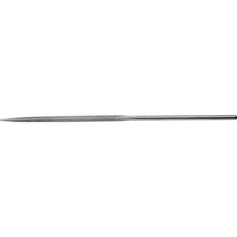 Lima de aguja de diamante 140 mm 3,7 mm triangular D 126 PROMAT
