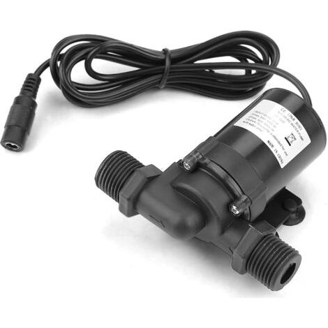 Agatige Micro DC Brushless Wasserpumpe, 12 V elektrische Tauchbrunnenpumpe -40 ℃ 100 ℃ für Solarwarmwasserbereiter