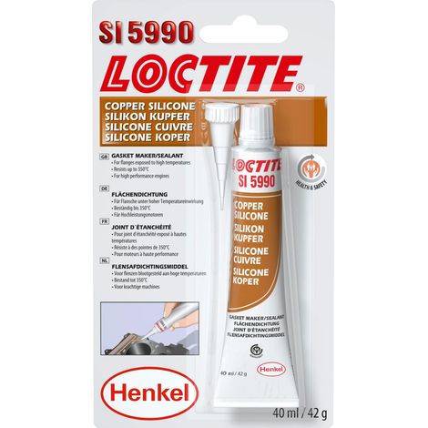 Pâte à joint moteur loctite 5990 silicone cuivre 40 ml (1/2)