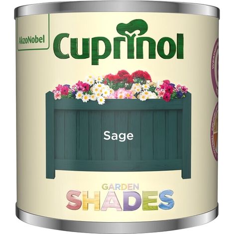 Cuprinol Garden Shades Tester Paint Pot - 125ml - Sage