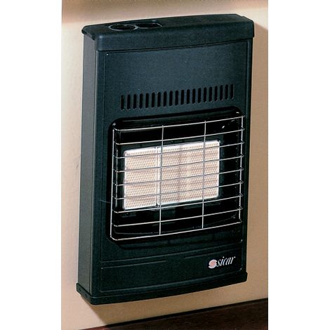 Re'chaud gaz me'thane infrarouge Sicar ECO40 4200W surface chauffe'e 110 m  en tole au mur
