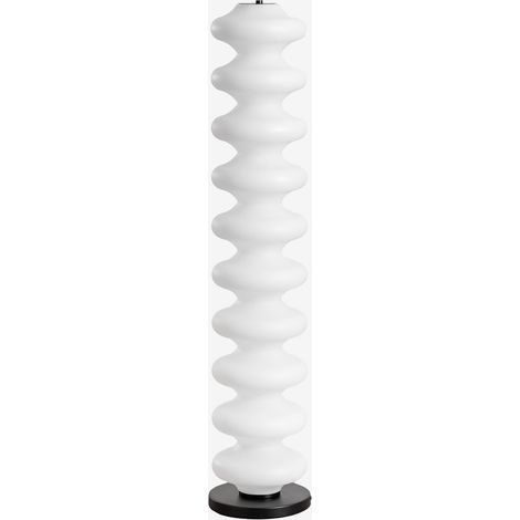 Sklum – Lampadaire LED Jayne – Abat-jour PVC léger – Hauteur 123 cm – Éclairage ambiance – Design années 70 (1/5)