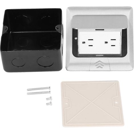 Verdeckte Einbausteckdose aus Aluminiumlegierung für PC-Desktop-Computer in Wohngebäuden