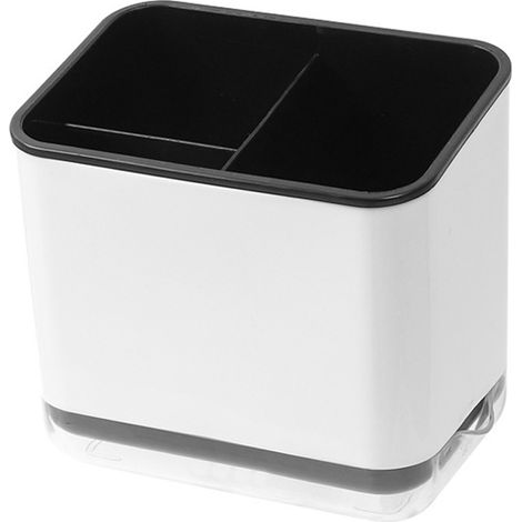 1 Égouttoir à couverts, Porte-baguettes empilable, Panier rangement cuisine, Structure 3 niveaux, Pour évier et salle de bain (1/5)
