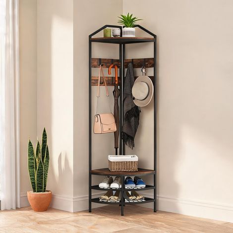 SunJet Porte-manteau, vestiaire sur pied, Meuble d'angle en panneau - Réf. 3LPICGGJHAY4 (1/5)