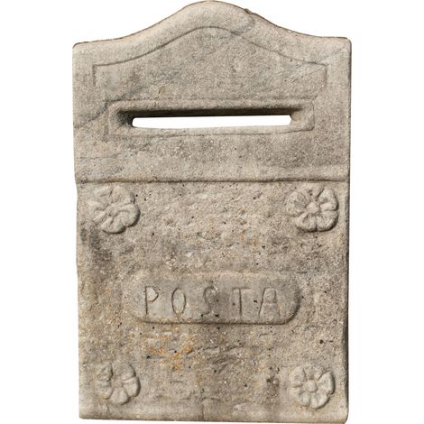 Alter Briefkasten aus Gusseisen in antiker Ausführung