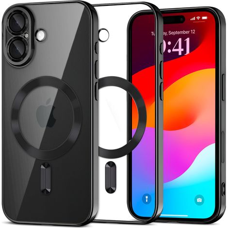 Funda Electro MagSafe para iPhone 17 - Negra + Protector de pantalla (1/5)