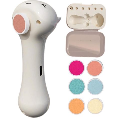 Générique Bird Nail Grinder Tool, Pet Claw Polishing Machine, 6 Replacement Wheels Safe Nail Care for Birds and Pets, Quiet Smooth, Grooming Supply for Parakeet Conure Cat Dog