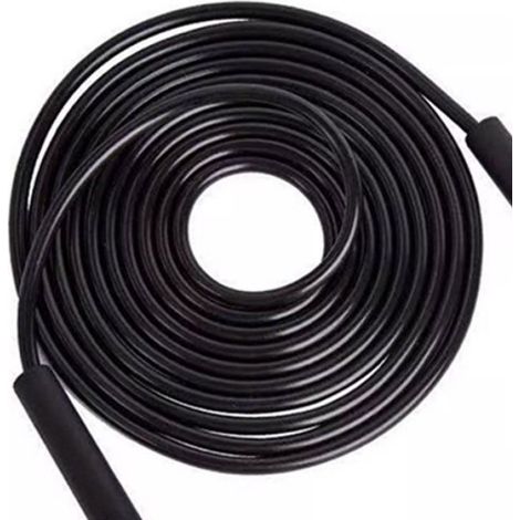 Pwshymi Corde à sauter Corde de saut réglable pour la corde de saut de fitness entraîne sport corde Vert Noir (1/5)
