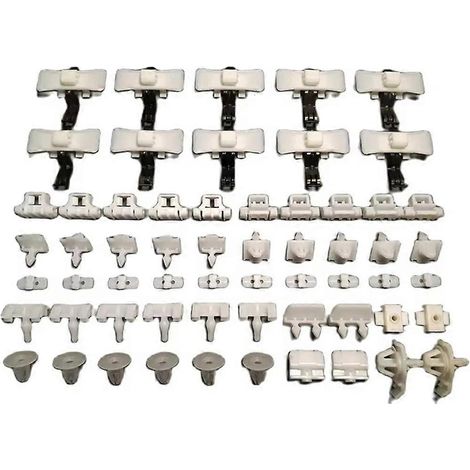 60 clips d'agrafes pour planches / Sacco pour Mercedes-Benz W124 S124 Classe E TE E A0019882981 A0019886381 A0019884681