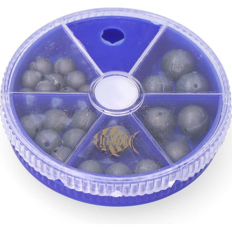 Surtido de plomo redondo perforado 100 g