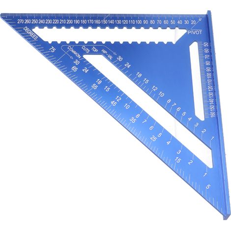 12-Zoll-45°-Dreieckswinkel aus Aluminiumlegierung, Mess- und Markierungswerkzeug für die Holzbearbeitung (1/5)