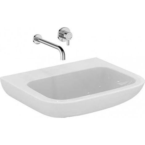 Armitage Shanks Portman 21 Wall Hung Basin No Overflow 600mm Wide - 0 Tap Hole (1/2)