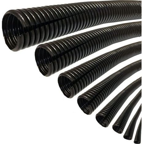 1 Gaine Annulée Fendue 25mm Protection Câbles Automobile Résistance Chaleur 3m