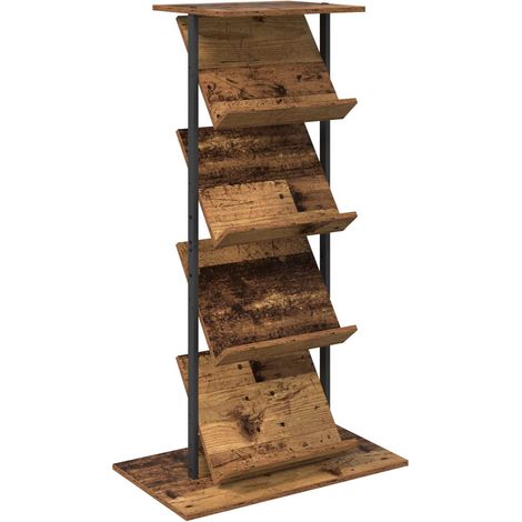 Maison Exclusive - Scaffale per riviste Legno vecchio 68 x 40 x 123.5 cm
