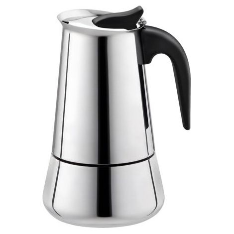 Cafetière expresso, cafetière sur cuisinière, machine à café expresso, acier inoxydable italien 100 ml