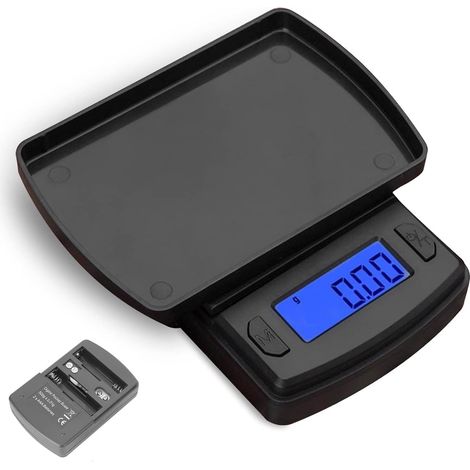 Präzisionswaage 0,01 g, Präzisionswaage 500 g 0,01 g, Präzisions-Küchenwaage, Mini-Lebensmittelwaage, Küchenwaage, Mini-Taschenwaage, Juwelierwaage (1/5)