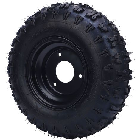 Ensemble de pneus de jante de roue 13x5.00-6, 6 pouces, Traction améliorée, résistant aux chocs, pour Go Kart Drift Trike Quad ATV. (1/4)