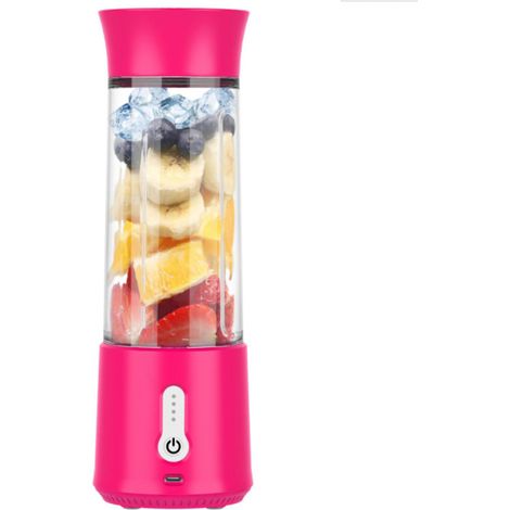 Extracteur de jus (rose rouge), extracteur de jus électrique pour fruits et légumes, mini-extracteur de jus pour usage domestique (1/2)
