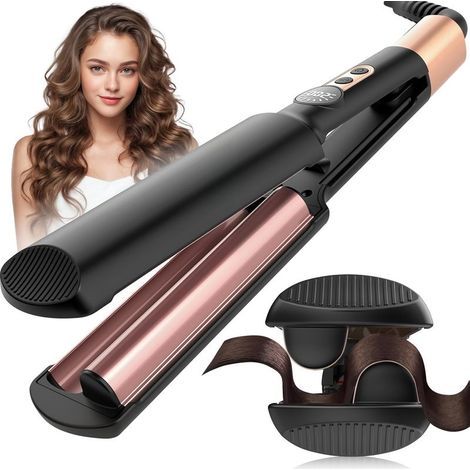 Boucleur a Cheveux Wavy 20MM, Fer à Friser pour Mini Boucles, 5 Températures Réglables, Anti-Brûlure, Convient aux Débutants, Fer a Boucler pour Cheveux Longs Courts, Styliseur de Vagues (1/5)