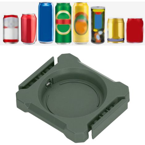 Ouvre-boîte Go Swing pour bière, boissons gazeuses, cola et boissons alcoolisées. Canette vert militaire. (1/5)