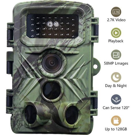 Caméra anti-chasse PR3000 populaire, 58 MP haute définition, protection extérieure du jardin, capteur infrarouge anti-chasse - PR3000