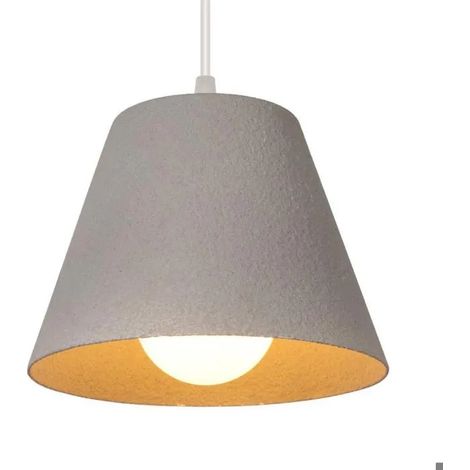 Rétro Suspension Luminaire en Peinture de pierre,E27 Lustre Industriel Ajustable Lampe de Plafond Vintage pour Salon Chambre (1/5)