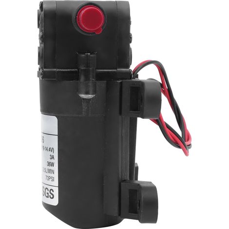 Pompe à membrane électrique micro CC 73 PSI 3,5 L/min G1/2 po 12 V 36 W Équipement hydraulique (1/5)