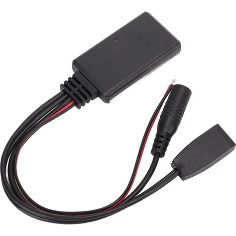 Câble Adaptateur Bluetooth 10pin avec Microphone Mains Libres pour Autoradio BMW Série 3 E46 (1999-2006), Kit Voiture Audio Sans Fil, Connecteur 10 Broches (1/5)