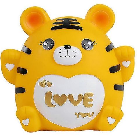 Tirelire cochon tigre mignon pour le Nouvel An 2022, anti-chute, pour filles et garçons (1/5)
