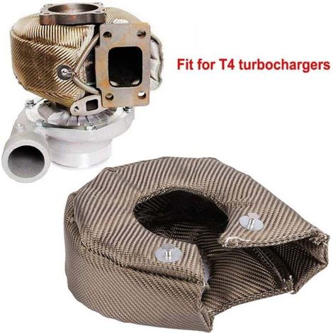 [JAMAIS UTILISÉ]Couverture Turbo Couverture de protection thermique Barrière Couverture de chargeur Turbo pour turbocompresseurs T4 A