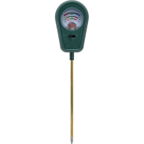 Kit 3-en-1 analyseur de sol multifonction : humidité, pH, fertilité - pour jardin, potager, intérieur et extérieur (1/5)