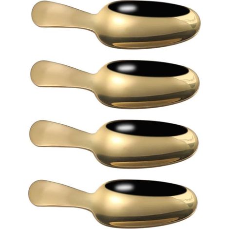 GALPADA Set mit 4 Eiskugelportionierern aus Edelstahl mit kurzen Griffen (1/5)