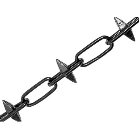 Spike Chain Black Japaned 6mm 5m Box (1/3)